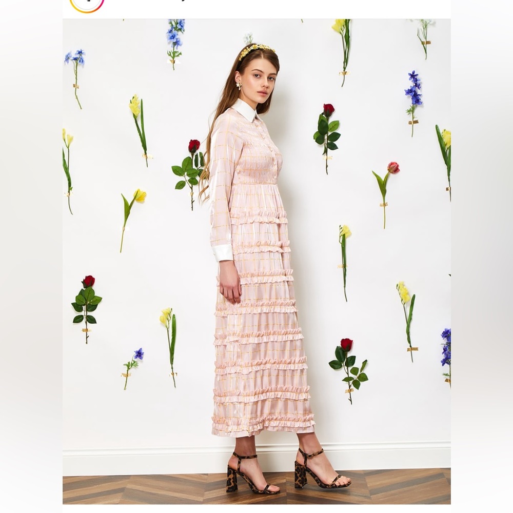 Sister Jane pink ruffle dress